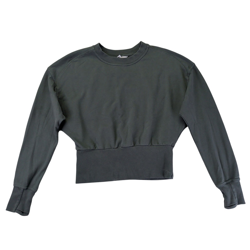 Athleta Retroplush Dolman Sweatshirt Dark Green SP23 531809 Womens‎ Small